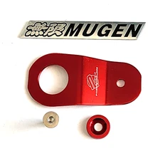 RADIATOR STAY BRACKET RED ALUMINUM WASHER BOLT FOR 96-00 CIVIC MUGEN EMBLEM JDM