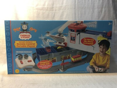 Take Along Thomas & Friends Harolds Helicopter Remote Control Portable Playset