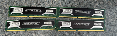 Mémoire RAM Crucial Ballistix DDR3 10 Go (2x4Go + 1x2Go) PC3-12800 - Kit Occasion