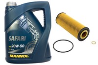 MotoröL ÖLfilter SH421P Set 20W50 5 Liter FüR Audi A8 A6 Skoda Superb VW Passat