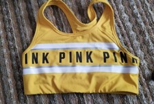 Victoria's Secret SZ M Racer Back PINK Ultimate Unlined Sports Bra 
