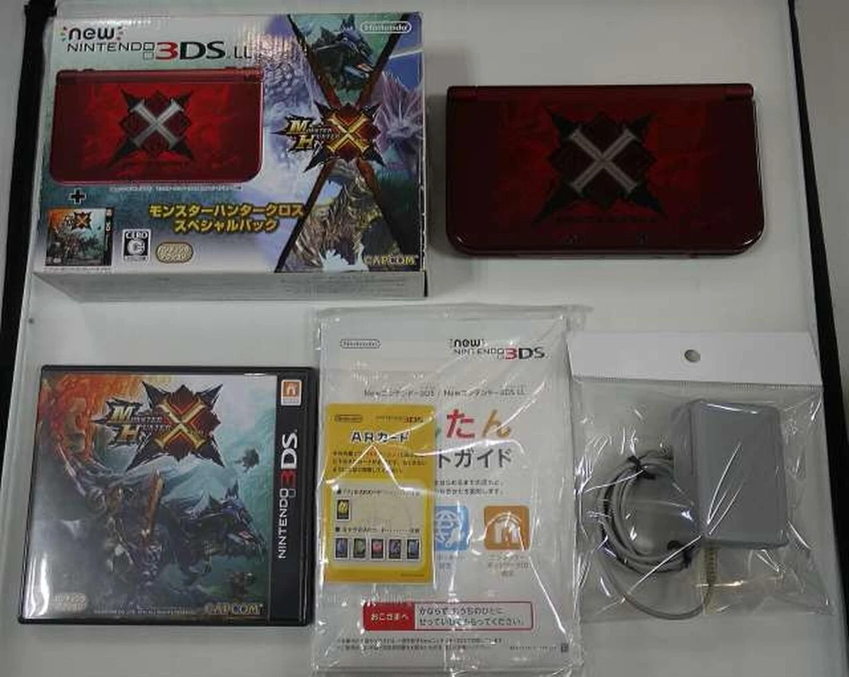 New Nintendo 3DS XL LL Monster Hunter X Limited Edition with BOX from japan