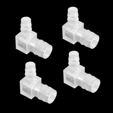 Plastic Hose Barb Fitting 1/4" x5/16" Splicer Mender Adapter Air Water Fuel 4PCS