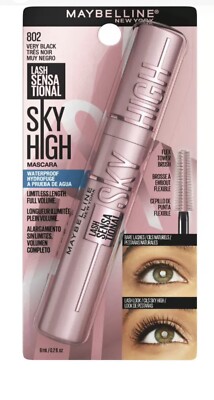 Maybelline Sky High Mascara Waterproof Very Black 802 Lash Sensational