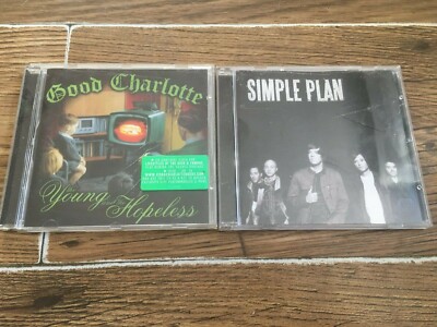 2 CD ALBUMS GOOD CHARLOTTE THE YOUNG & THE HOPELESS & SIMPLE PLAN