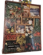 Vtg Springbok Refreshing Moments Hallmark Spring 500 Piece Jigsaw Puzzle SEALED