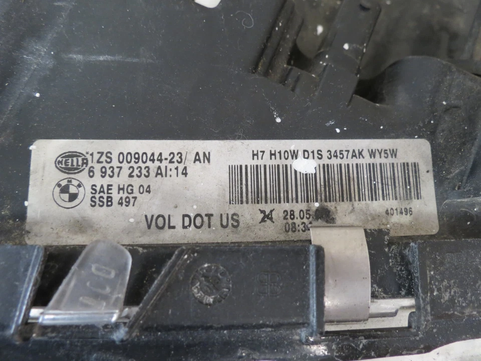 ✅ 06 07 08 BMW Serie 7 XENON HID Completo Faro Lámpara Conductor Izquierdo con AFS OEM Foto 3 de 4