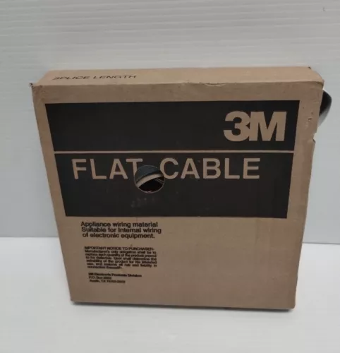 3M 100 FT FLAT CABLE 28 AWG 3365/25 Spool Flat Ribbon Cable New In Box