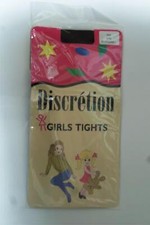 Discretion Girls Tights Color Burgundy Size 7-10 Height: 49"-55"