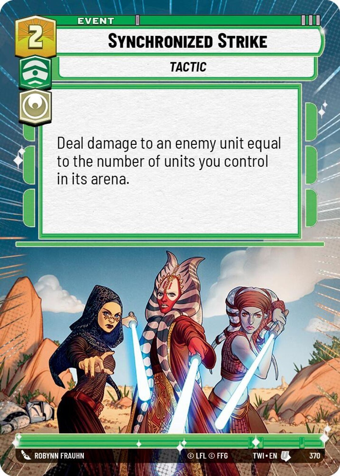 Synchronized Strike Hyperspace - TWI 370 NM - Star Wars Unlimited