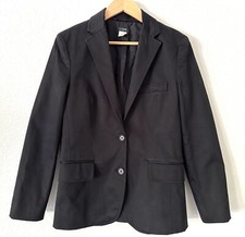 J Crew Black Schoolboy Blazer Size 0