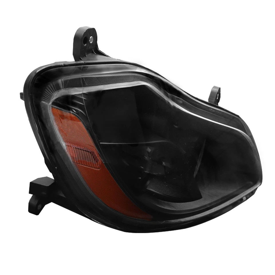 Faros halógenos negros para conductor pasajero Kenworth T680 2013-2021 Foto 4 de 4