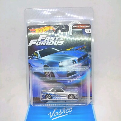 Hot Wheels 2017 Fast & Furious Fast Imports Nissan Skyline GT-R BNR34 R34 GBW78