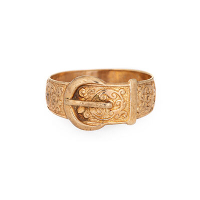 Vintage Milly Genuine Leather Gold Ring Belt Millie Pebbled BRAVE Leather Belt -- Custom Made for You main image 2