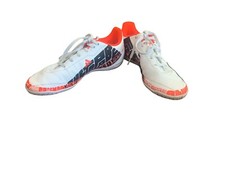 Adidas Unisex-Child X Speedportal Messi.4 Indoor Soccer Shoes, orange, size 6