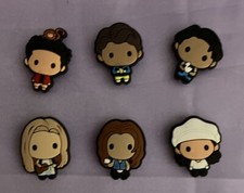 FRIENDS TV Series Croc Shoe Charms Ross, Chandler, Joey, Phoebe, Rachel, Monica