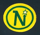 1970s VINTAGE MINNESOTA NORTH STARS NHL HOCKEY PATCH CREST RAYON/SATIN