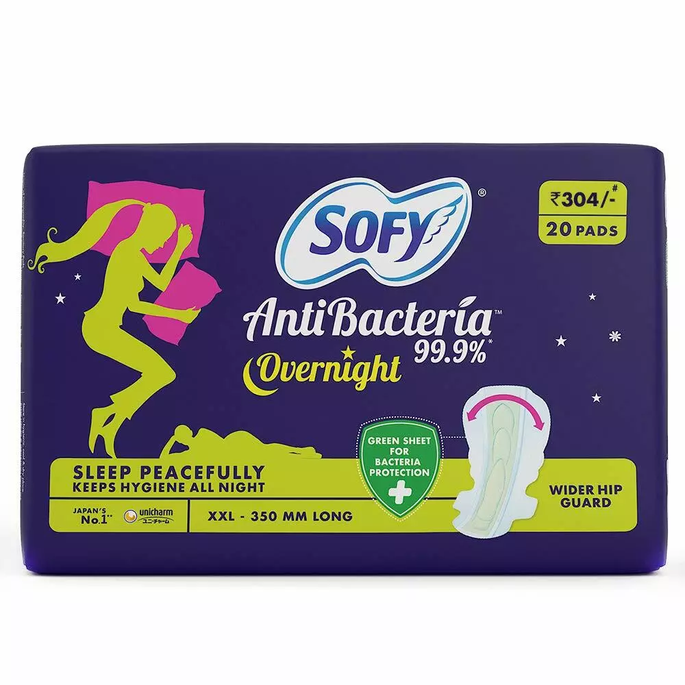 Sofy Anti Bacteria Overnight XXL 20 Pieces