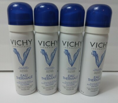 Lot of 4 VICHY Laboratores Eau Thermale Spa Water 1.69 oz/50 g