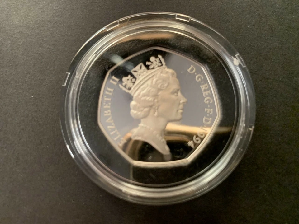 GB 1994 D DAY SILVER PROOF 50p COIN - Image 2 of 4