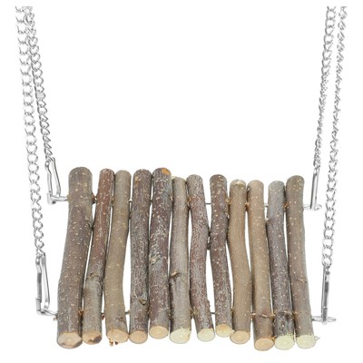 Hermit Crab Swing Toy Natural Wooden Reptile Swing Toy Aquarium Hanging Toy