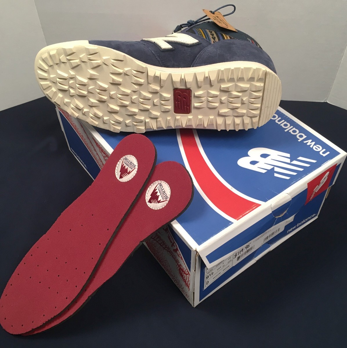 NEW Burton Snowboards x New Balance 710 Sneakers! 8.5 Rare Vintage