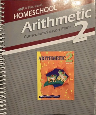 Abeka Homeschool Arithmetic 2 Curriculum Lesson Plans (Spiral-Bound) New 