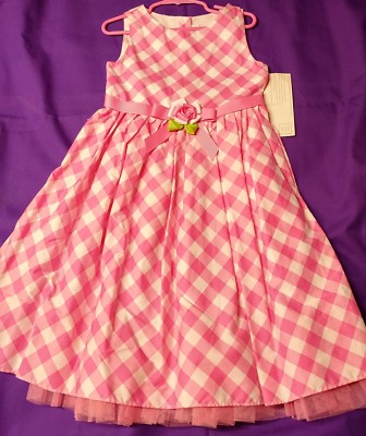 youngland pink dress Youngland Baby Girl Pink Dress w/ Flamingo Pattern Shorts (2T) NWT