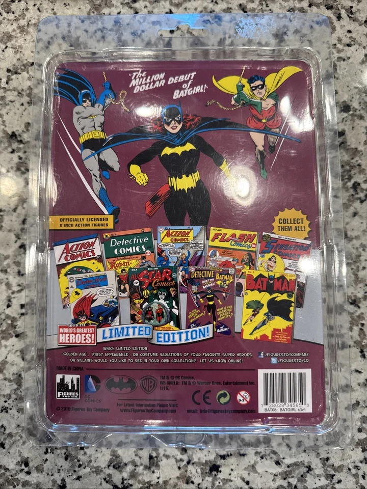 Figura de acción Batgirl World's Greatest Heroes First Appearances Series 1 Foto 2 de 3