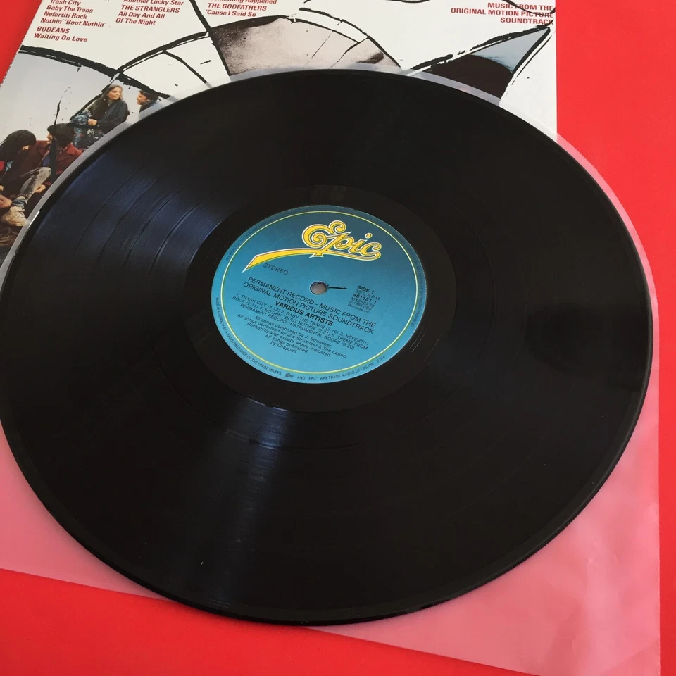 Permanent Record Soundtrack Vinyl Record The Stranglers Lou Reed The Godfathers - Image 2 of 4