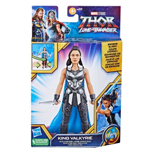 Thor 4 Love and Thunder 6" Deluxe Action Figure King Valkyrie 220426 - Afbeelding 1 van 3