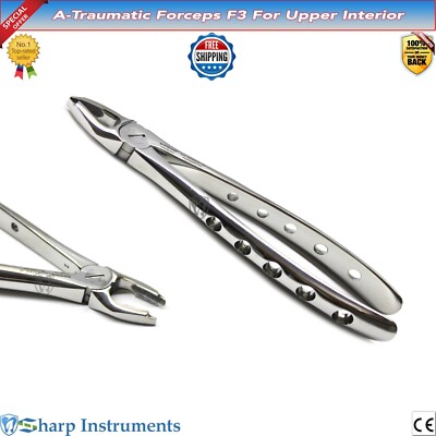 F3 Atraumatic Extraction Forceps Upper Interior Extracting Surgical Instruments
