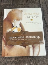 All The Ways I Love You Recording Memory Kids Book great shape WITHOUT BATTERIES