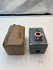 SQUARE D Control Station 9001KY2 Series A Power Switch Heavy Duty w/ Red/ Green