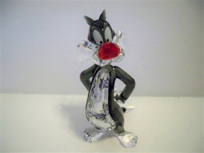 Swarovski 　ワーナー　シルベスター 置物 新品未使用 スワロフスキー 置物 シルベスター ルーニーテューンズ
