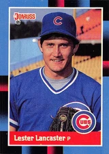 Lester Lancaster 1988 Donruss 561a Chicago Cubs Rookie Baseball Card