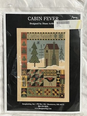 Imaginating Inc Cabin Fever Counted Cross Stitch Kit 1553 Diane Arthurs New