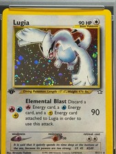2000 Pokemon Neo Genesis Lugia Holo 1st Edition #9/111 PSA 7 SWIRL!! on eBay