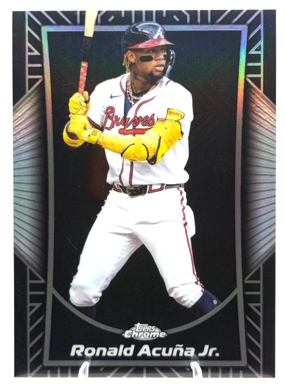 2025 Topps Chrome Ronald Acuna Jr. Shadow Etch #SE-3 Braves