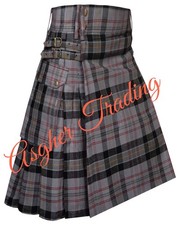 Clan Harris Family Tartan Utility Kilt - Highlander Kilts For Men  Custom Size