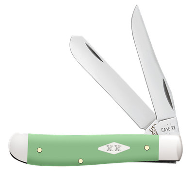 Case xx Knives Mini Trapper Mint Green Synthetic 63831 Stainless Pocket Knife
