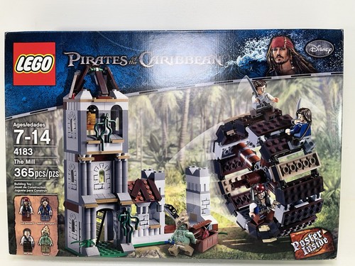 Lego 4183 - Pirates Of The Caribbean - The Mill - New Open Box -complete