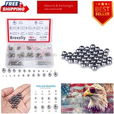 304 Stainless Steel Bearing Balls - 620-Pcs Precision Assortment Kit 1-8mm 