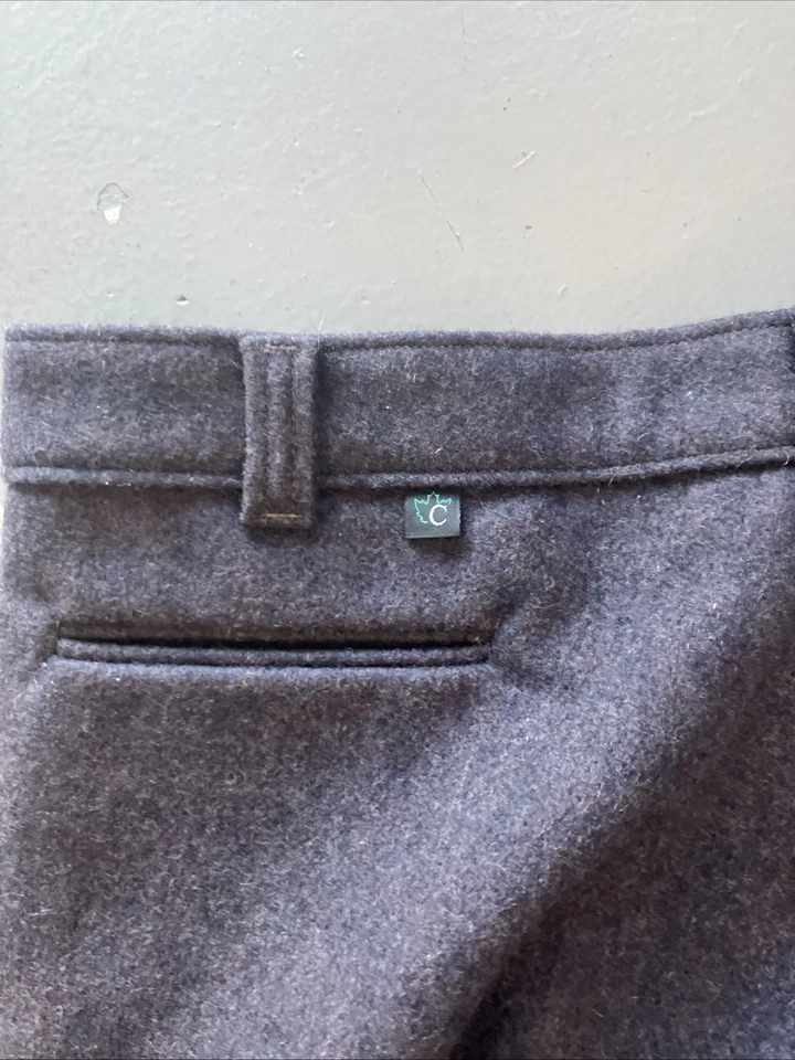Calças masculinas de lã cinza codet - 40x31 - Imagem 4 de 4