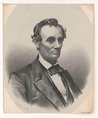 Photo:Boston Abraham Lincoln 1860 Portrait after C.S. German
