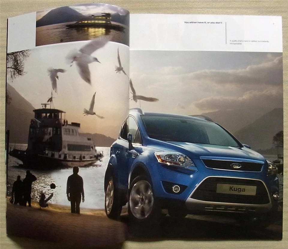 FORD Kuga Zetec & Titanium Car Sales Brochure Aug 2009 Ref FA1533/3 - Image 2 of 4