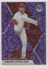 2021 Panini Mosaic Quick Pitch Purple Prizm 33/50 Kwang-Hyun Kim #13 09fc