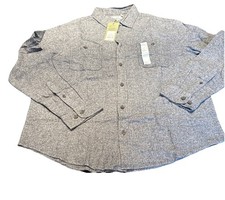 Goodfellow  Co. Men's Size Large Mid Weight Flannel L. Sleeve Button Down Shirt