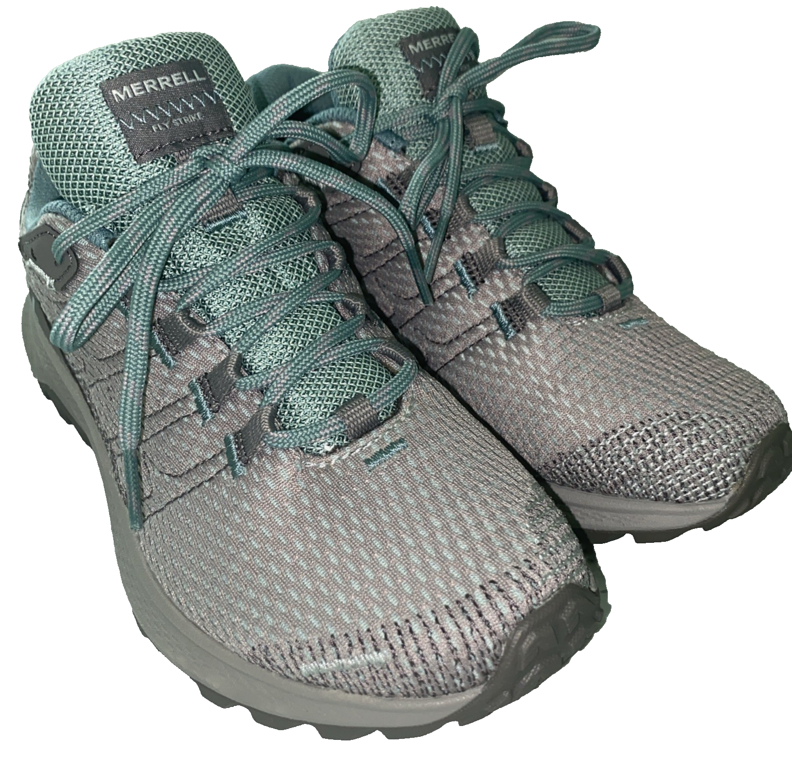 Merrell Fly Strike J067238 scarpe da corsa donna taglia 6 Paloma rete stringate comode