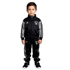 Adidas Brooklyn Nets Toddler Full Zip Black Track Set Size L 7T